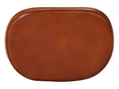 Juego de 2 taburetes de bar marrón oscuro 41x29x62 cm