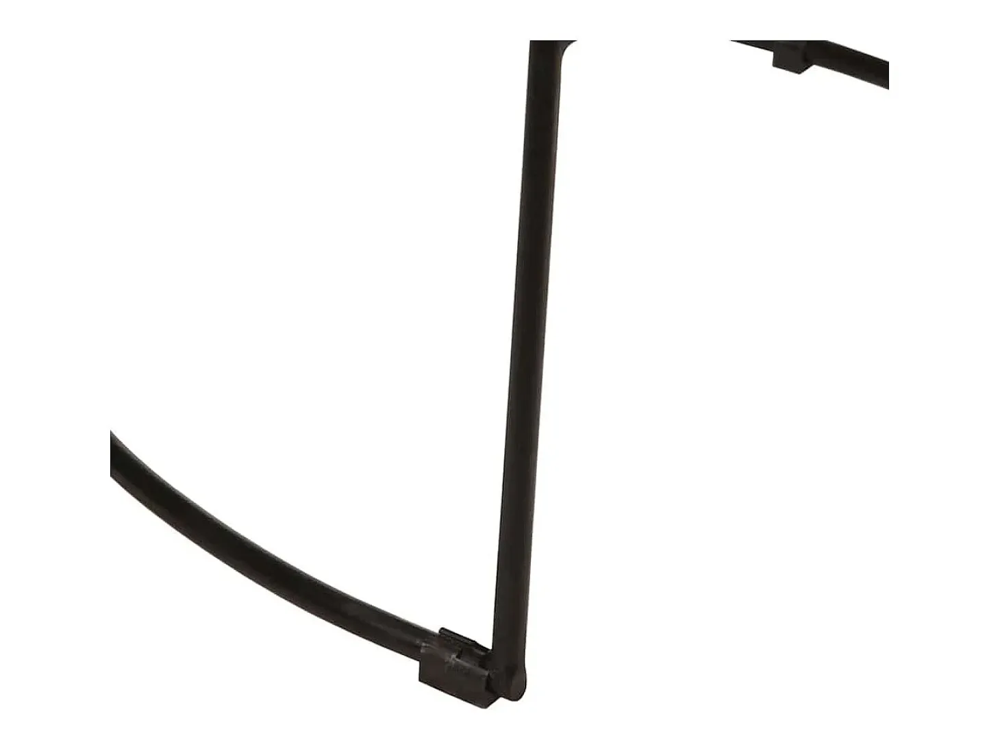 Juego de 2 taburetes de bar negros 49x43x79 cm madera maciza de mango