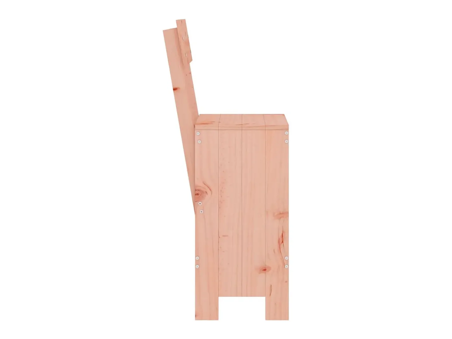 Juego de 2 Taburetes de cocina madera abeto Douglas 40x48,5x115,5 cm ES80022