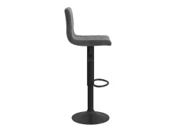 Juego de 2 Taburetes de cocina terciopelo gris oscuro ES68454