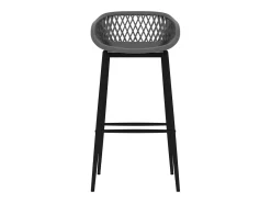 Juego de 4 Taburetes de cocina gris ES41635