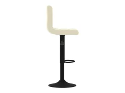 Juego de 2 Taburetes de cocina terciopelo crema ES83066