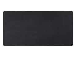 Juego de mesa alta y taburetes 5 piezas tela negra