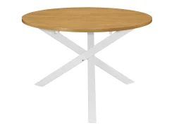 Juego de muebles de comedor 5 piezas MDF blanco