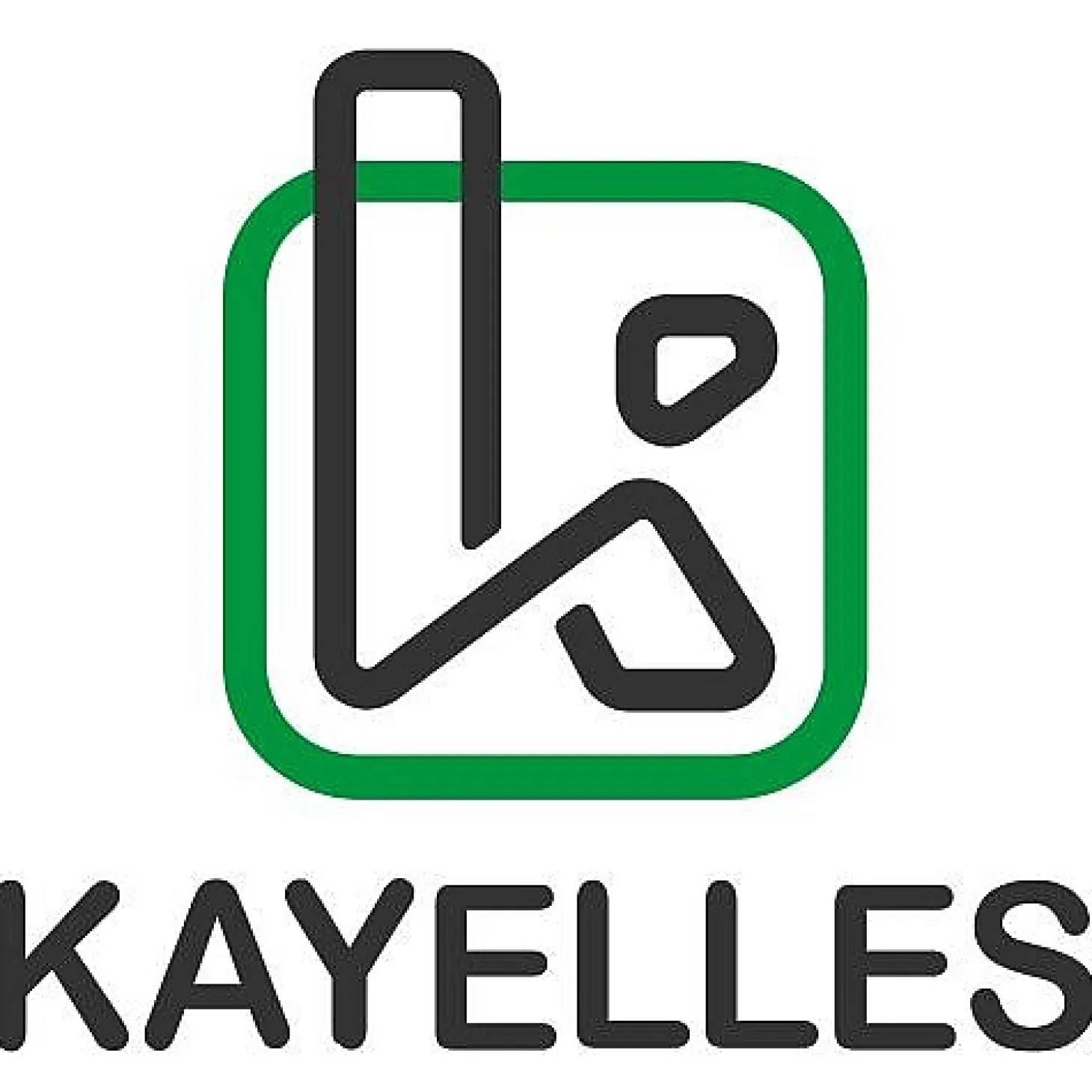 KAYELLES Lote de 4 sillas de cocina diseño IKO (gris)