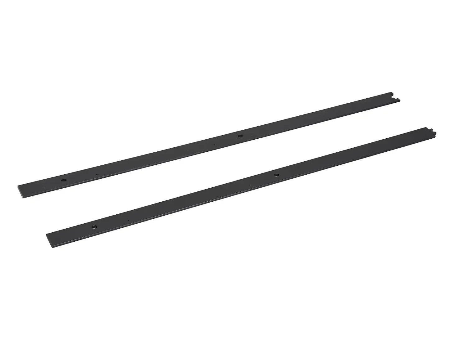 Kit de accesorios para puerta corredera negro 200x4x0,7cm HOMCOM