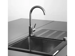 Kiwo mezclador para fregadero cromado Essebagno