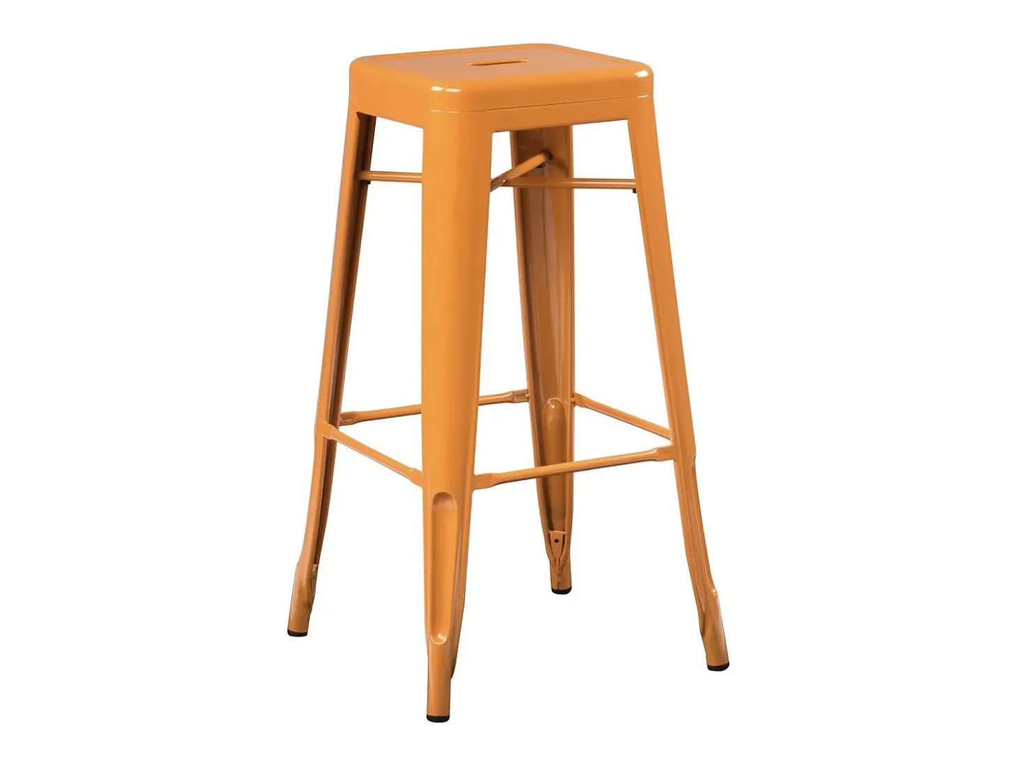 Kontoir taburete de acero beige brillante 76 cm-Color Verde pistacho