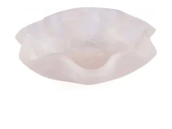 La Ensaladera Orgánica De Resina - Rosa Blanco
