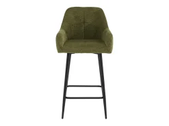 LEA-Silla de bar de tela Ikon Verde (x2)