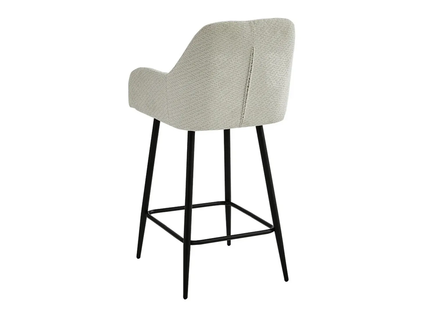 LEA-Silla de bar de tela Ikon Beige (x2)
