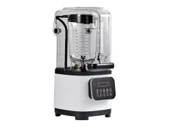 Licuadora de Mostrador Profesional SucceBuy para Batidos y Batidos de Leche, Tarro de Vidrio de 2 L. Licuadora de Acero Inoxidable, 9 Velocidades y 5 Funciones