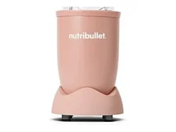 Licuadora NutriBullet Pro NB907MACL Rosa Mate 900W con 2 Vasos Tritan 946ml & 710ml, Cuchillas de Acero Inoxidable, Tapa de Viaje