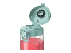 Licuadora portátil de 70 W - 0,475 L - azul claro - incluye 1 botella de agua