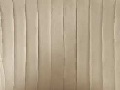 Lote de 6 sillas con reposabrazos de terciopelo y metal dorado - Beige - ZAOVA