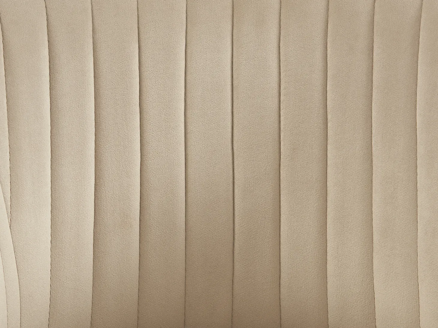 Lote de 6 sillas con reposabrazos de terciopelo y metal dorado - Beige - ZAOVA