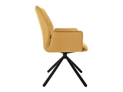 Lote de 2 sillas de comedor giratorias sillón de comedor sillón de salón de terciopelo giratorio 180
