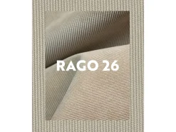 Lote de 4 sillas de comedor Milo – Tejido a rayas beige