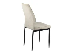 Lote de 4 sillas de comedor Milo – Tejido a rayas beige