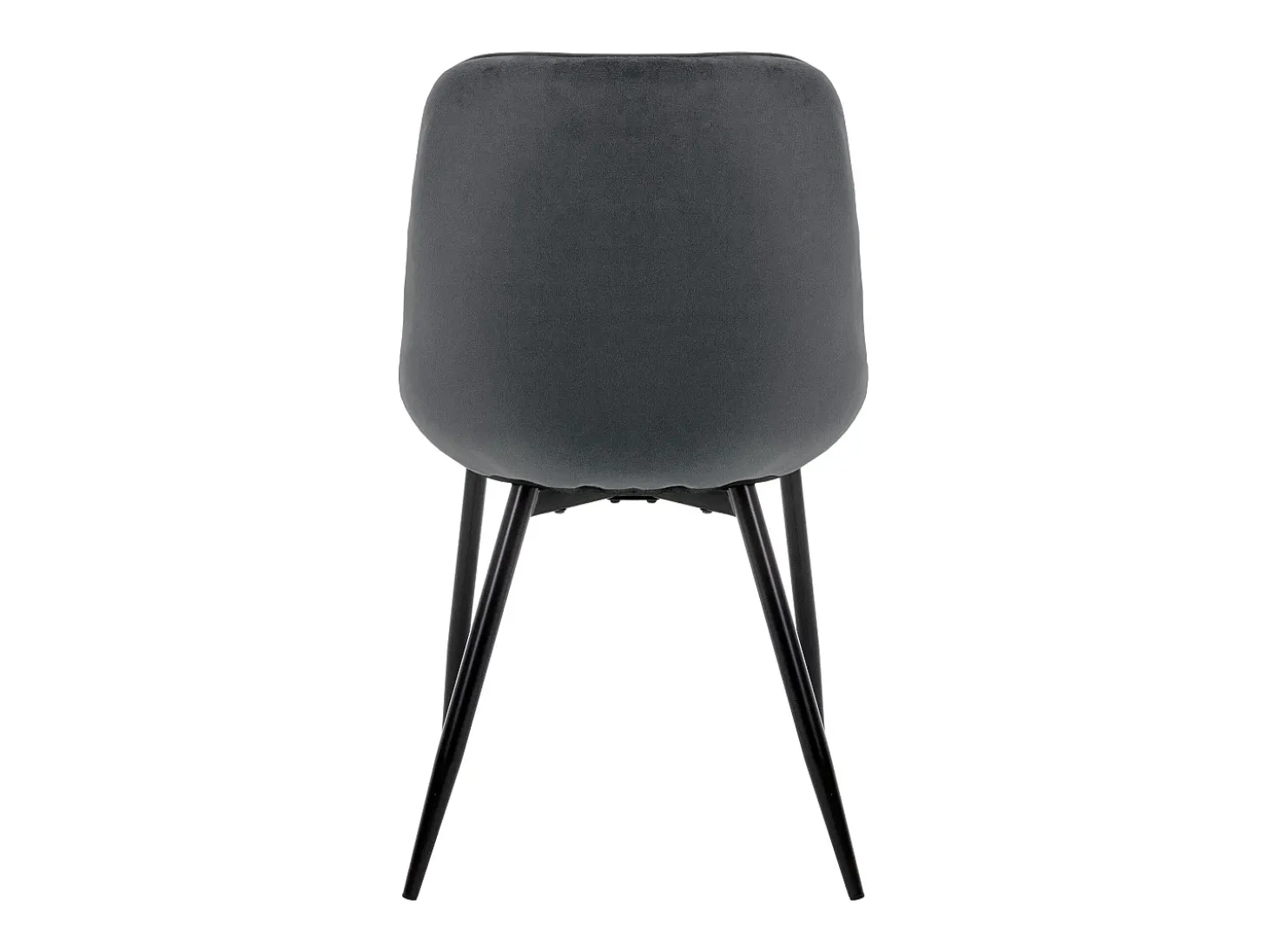 Lote de 6 sillas de comedor Sillas de salón Silla de cocina Terciopelo antracita