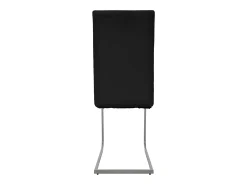 Lote de 2 sillas de comedor Silla de cocina Silla cantilever Silla tapizada Silla columpio