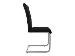 Lote de 2 sillas de comedor Silla de cocina Silla cantilever Silla tapizada Silla columpio