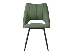 Lote de 4 sillas de comedor silla de cocina silla de salón respaldo tapizado verde