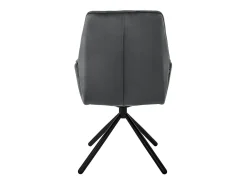 Lote de 2 sillas de comedor giratorias silla de comedor sillón de terciopelo giratorio 180