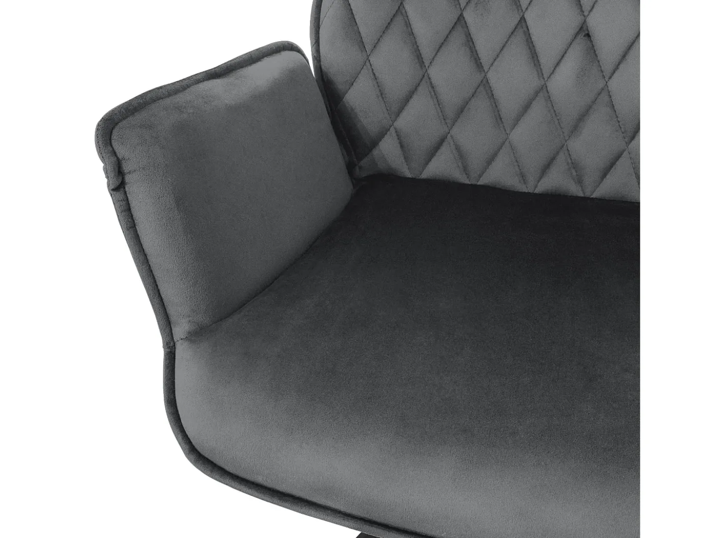 Lote de 2 sillas de comedor giratorias silla de comedor sillón de terciopelo giratorio 180