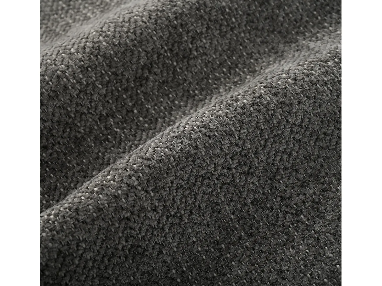 Lote de 4 Sillas en tela chenille - patas de metal dorado - silla de tocador - silla de comedor - Gris