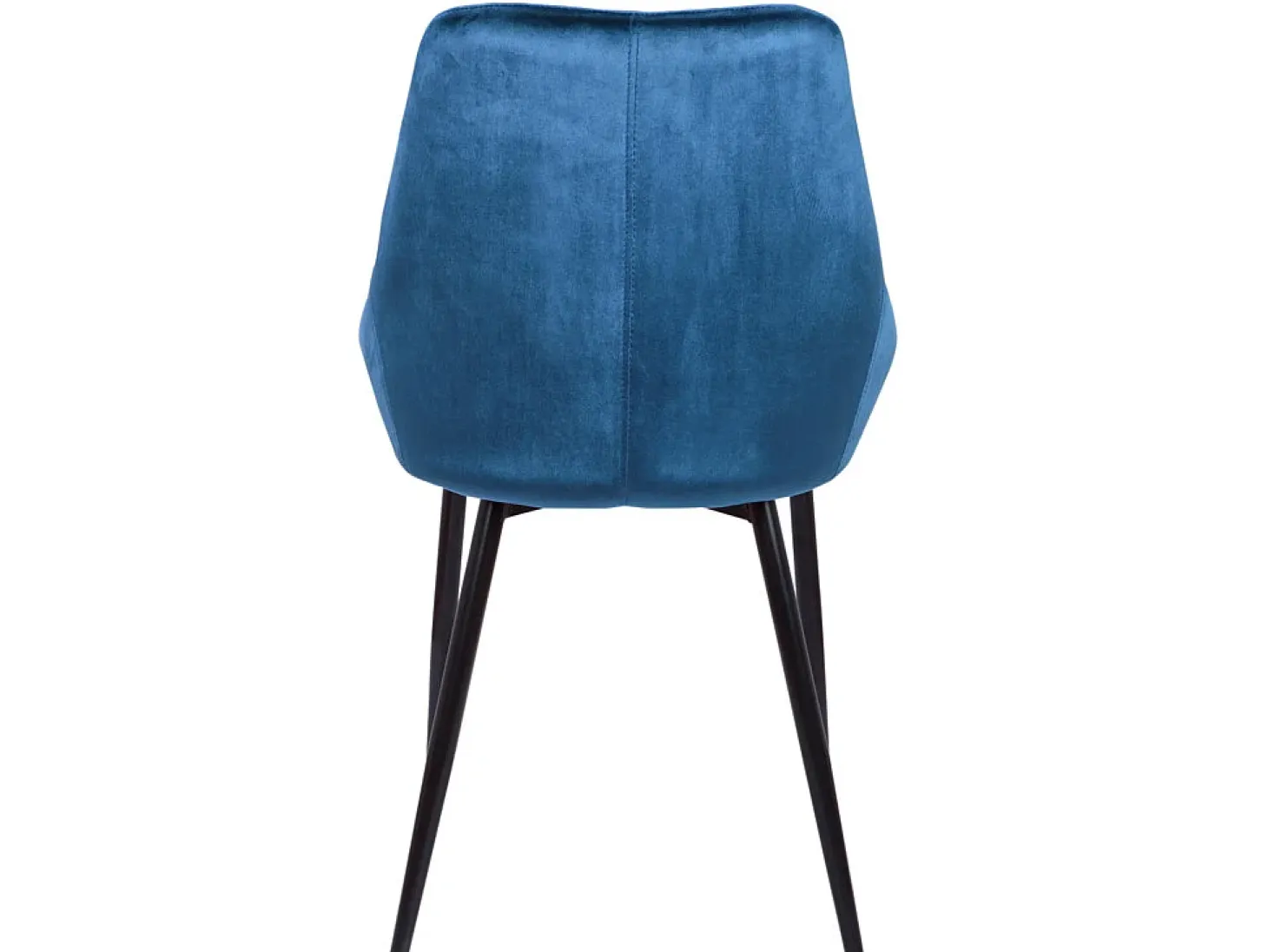 Lote de 6 sillas MASURIE - Terciopelo - azul oscuro