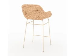 Lote de 2 sillas para isla central 66 cm en material natural - Faro
