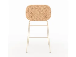Lote de 2 sillas para isla central 66 cm en material natural - Faro