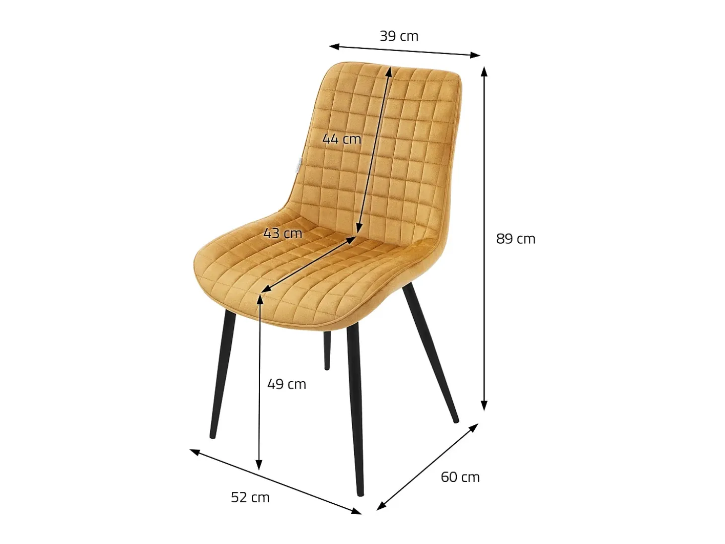 Lote de 6 sillas sillas de comedor sillas de cocina sillas de salón silla tapizada terciopelo