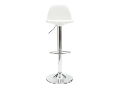 Lote de 2 taburetes de diseño blancos STEEVY