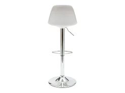 Lote de 2 taburetes de diseño blancos STEEVY