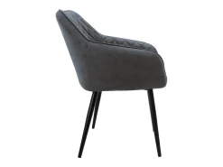 Lote 6x sillas de comedor sillones de salón material sintético antracita