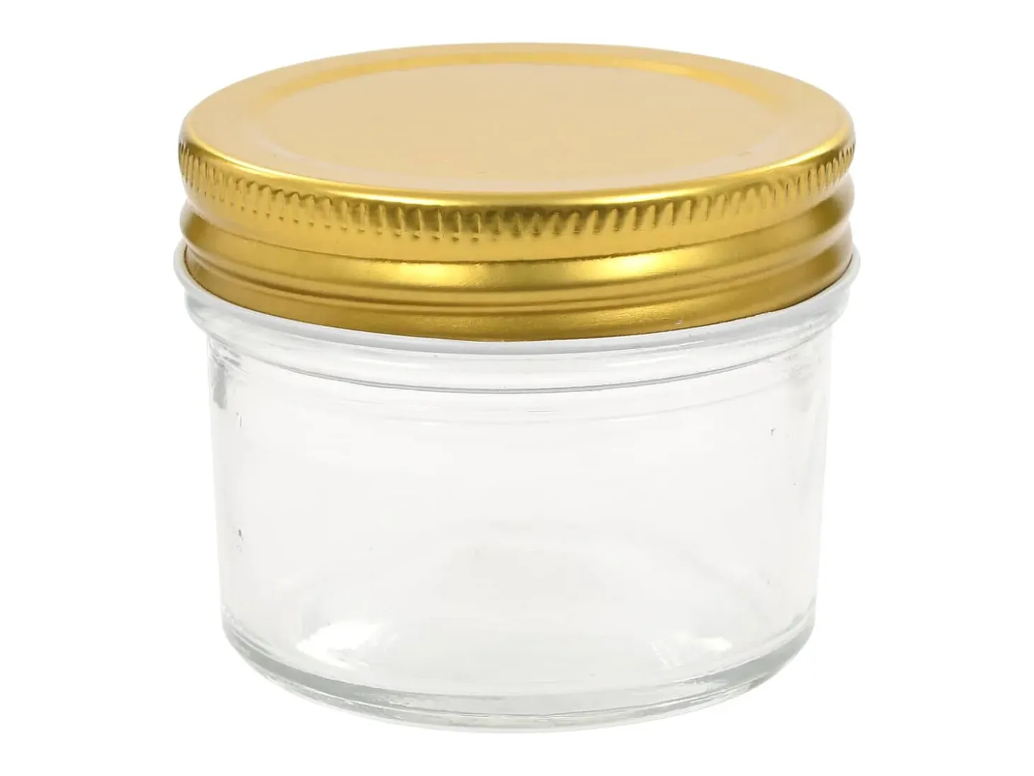 Louis-Francis-René Tarros de mermelada de vidrio tapa dorada 48 uds 110 ml