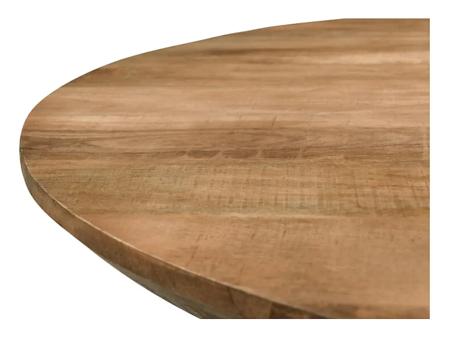 MACY-Mesa de comedor ovalada 8/10 personas 210cm madera