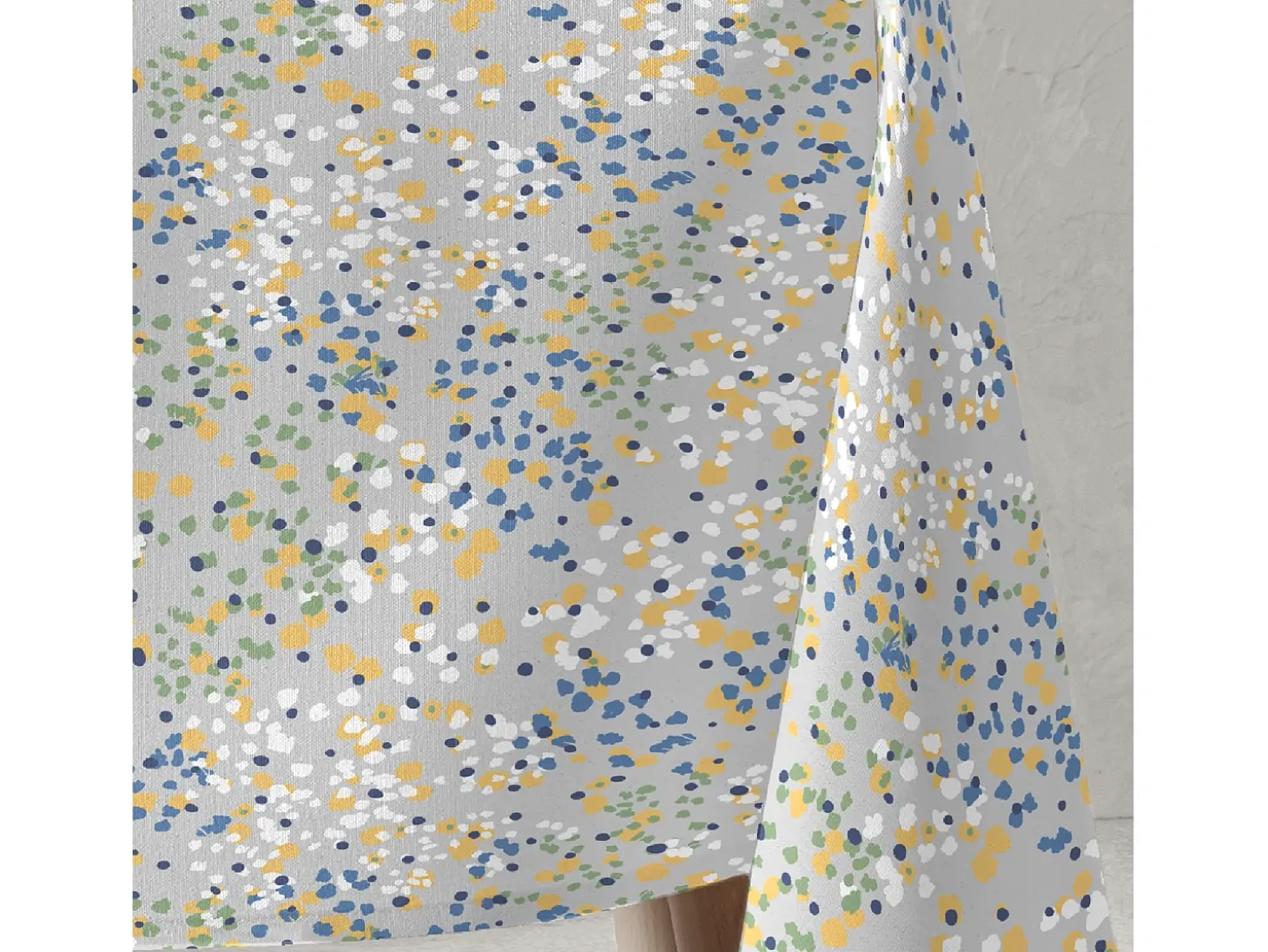 Mantel de resina antimanchas 250 x 135cm azul JAVA - SACASA