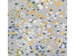 Mantel de resina antimanchas 250 x 135cm azul JAVA - SACASA