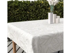 Mantel rectangular estampado antimanchas 140x200 cm VENUS, por Soleil d'Ocre