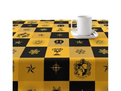 Mantel resinado antimanchas Hufflepuff Christmas - 100X140 cm