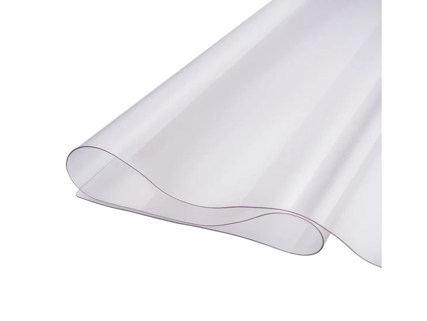 Mantel SucceBuy Protección de Mesa en PVC, 91 X 152 CM, Tapete de Escritorio en Plástico Helado, 0.15CM de Grosor