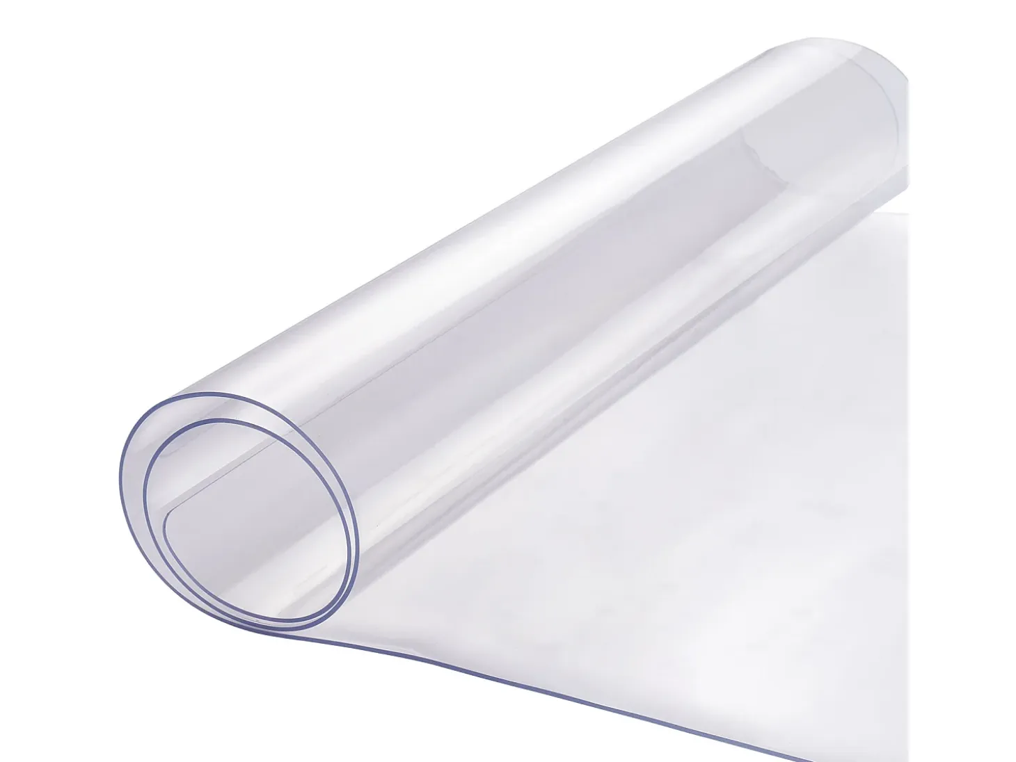 Mantel SucceBuy Protección de Mesa en PVC 35.6 X 61 CM, Tapete de Escritorio en Plástico Transparente, 0.15CM de Grosor