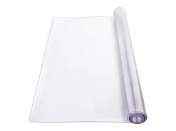 Mantel Transparente SucceBuy Protector de Mesa de PVC de 101.6 x 203.2 cm, Cubierta de Escritorio Transparente, 2.0 mm de Grosor