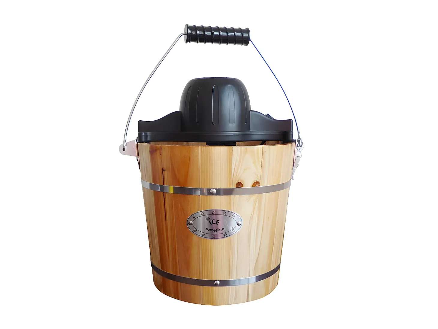 Maquina de hacer helado GIVRETO de madera - 3.5 L