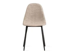 Martina - Silla imitación ratán beige 4 piezas