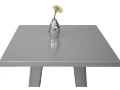MCW-A73 Juego de mesa de bar de metal (3 piezas), gris