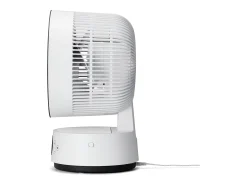 MeacoFan Sefte® 8": ventilador portátil con batería reemplazable, interior/exterior, silencioso, 12 velocidades, modo ECO, compacto, blanco